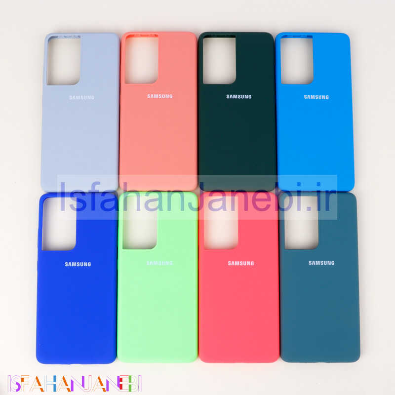 اصفهان جانبی-قاب سیلیکونی اصلی زیربسته سامسونگ Galaxy S21 Ultra