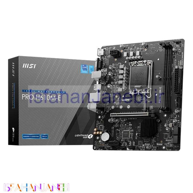 اصفهان جانبی-مادربرد ام اس آی Pro H610M-E DDR5