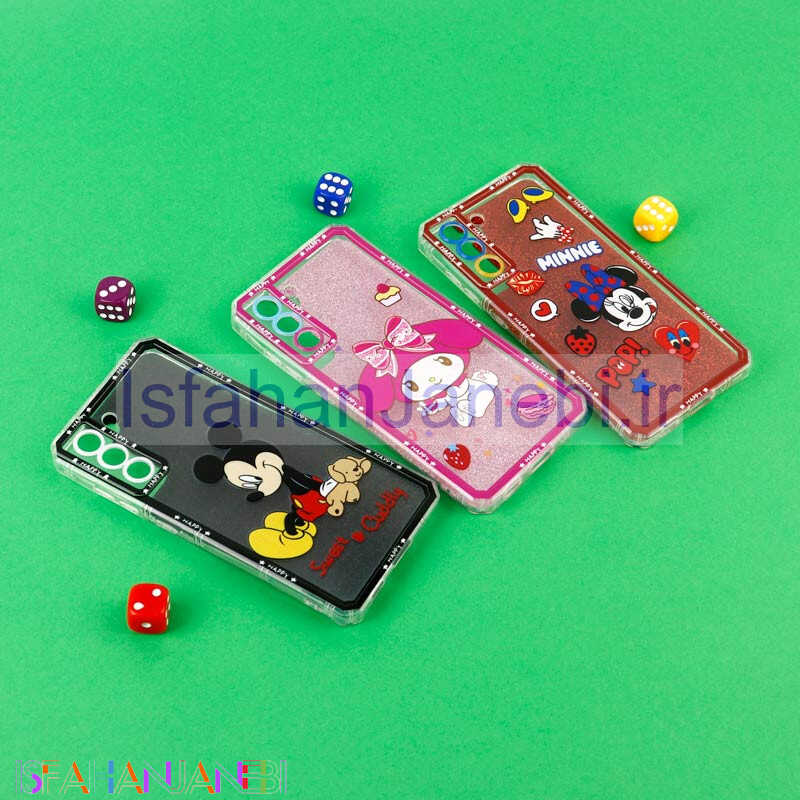 اصفهان جانبی-قاب عروسکی Pro Camera محافظ لنزدار اکلیلی Samsung Galaxy S21 FE 5G