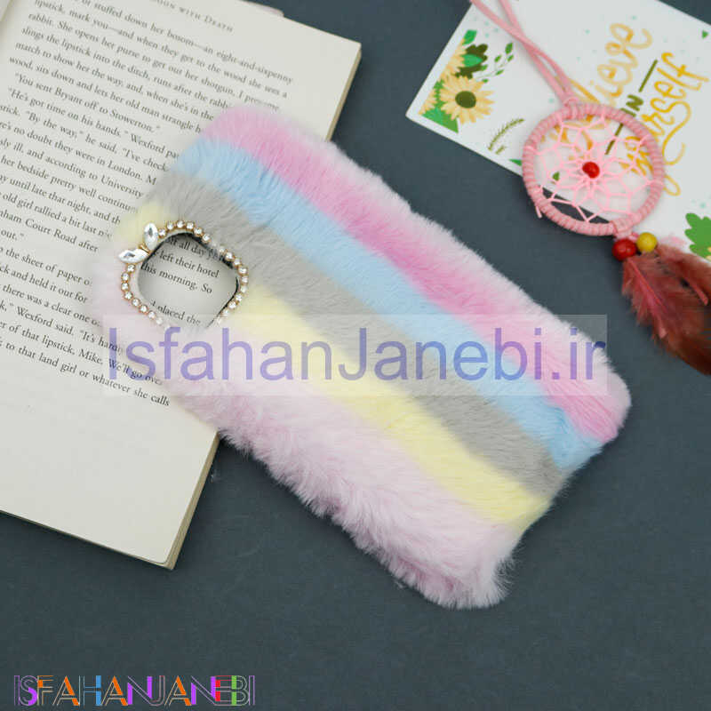 اصفهان جانبی-قاب پشمالو رنگین کمانی آیفون iPhone 11 Pro Max