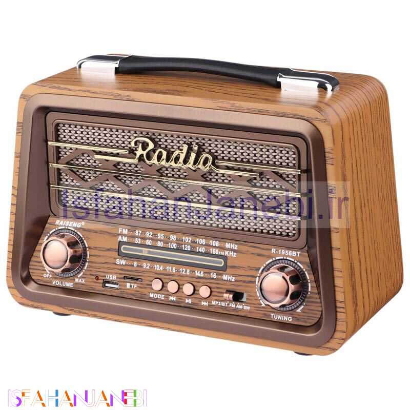 اصفهان جانبی-رادیو اسپیکر بلوتوثی رم و فلش خور Raiseng R-1956BT