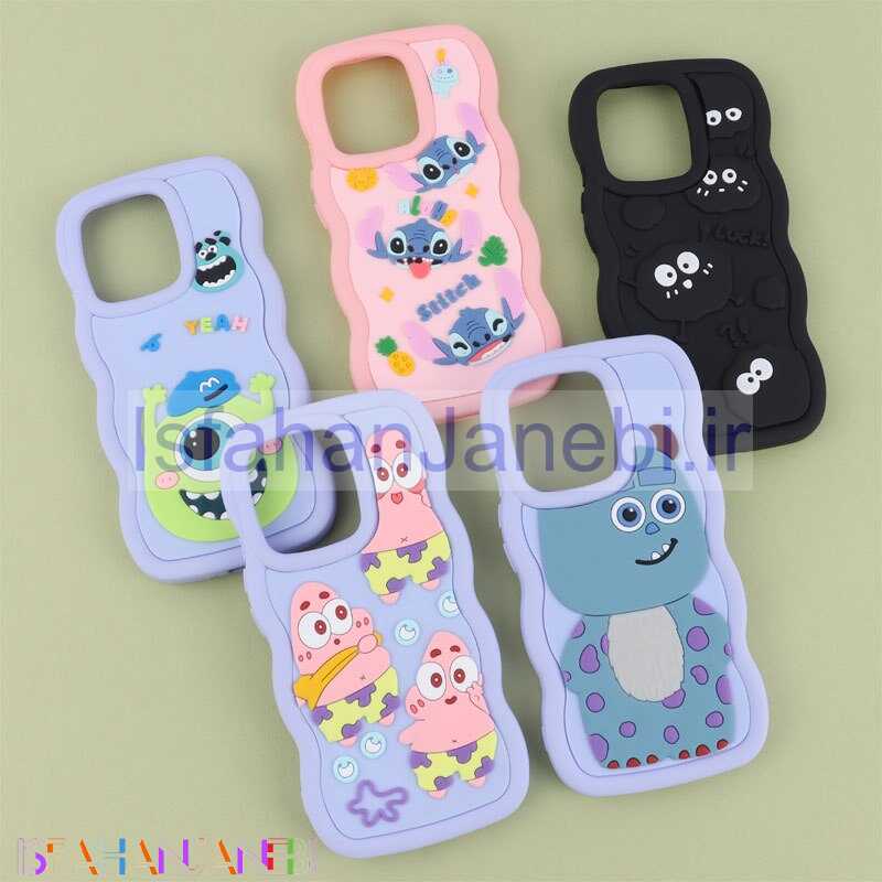 اصفهان جانبی-قاب موج دار شیائومی Redmi Note 13 4G عروسک برجسته طرح دار