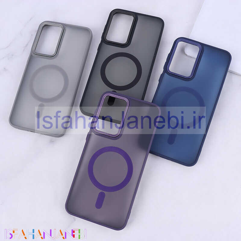 اصفهان جانبی-قاب PC مگ سیف سامسونگ Galaxy A36 پشت مات محافظ لنز متال