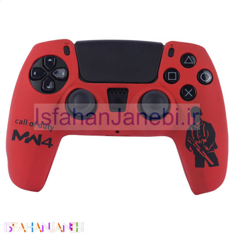 اصفهان جانبی-روکش دسته بازی PS5 طرح Call Of Duty MW4 قرمز مشکی