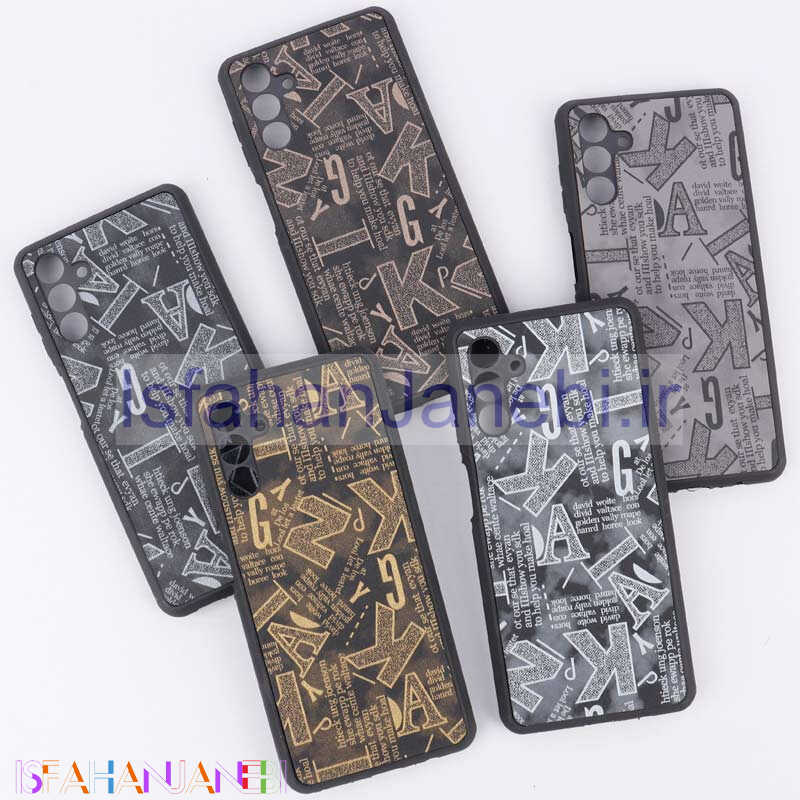 اصفهان جانبی-قاب PC سامسونگ Galaxy A13 5G / A04s محافظ لنزدار طرح لاتین