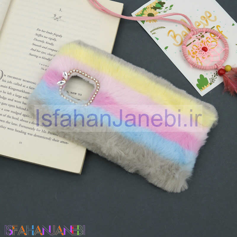 اصفهان جانبی-قاب پشمالو رنگین کمانی Xiaomi Redmi Note 9s / 9 Pro