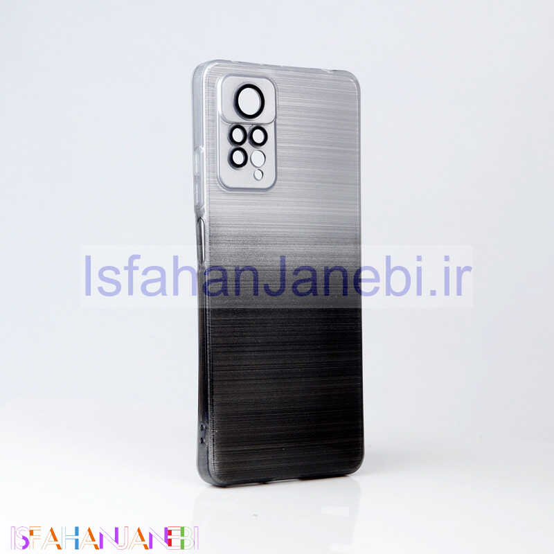 اصفهان جانبی-قاب PC براق محافظ لنزدار دو رنگ Xiaomi Redmi Note 11 Pro