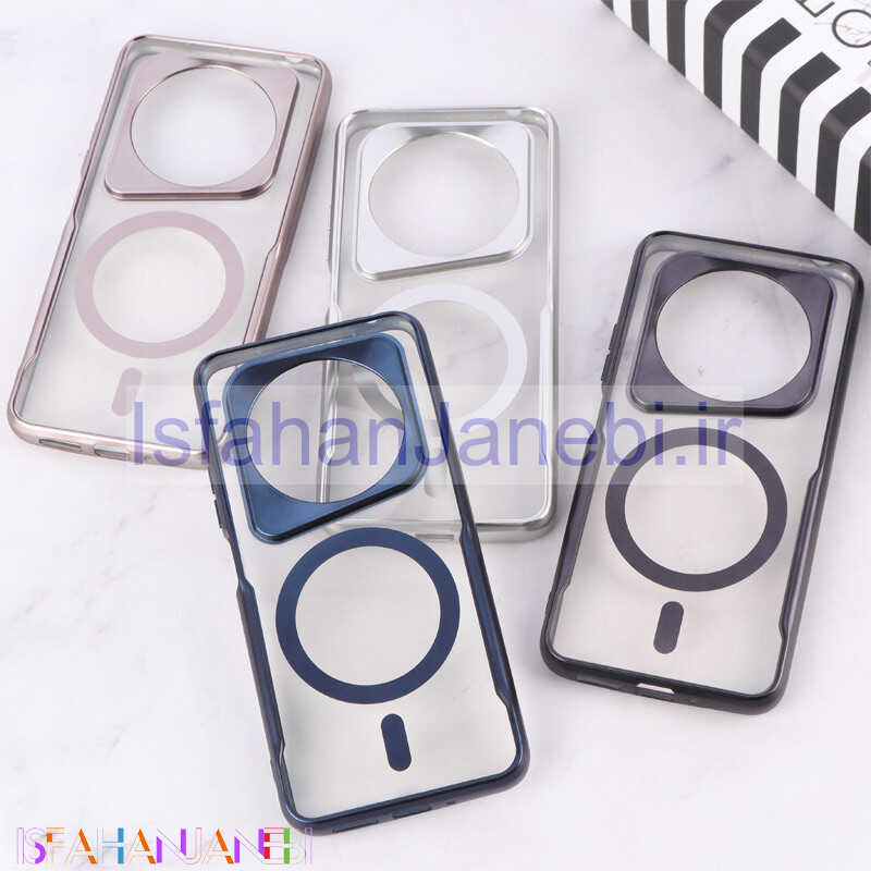 اصفهان جانبی-قاب شفاف شیائومی Redmi 14C / Poco C75 طرح مگ سیف تیتانیوم