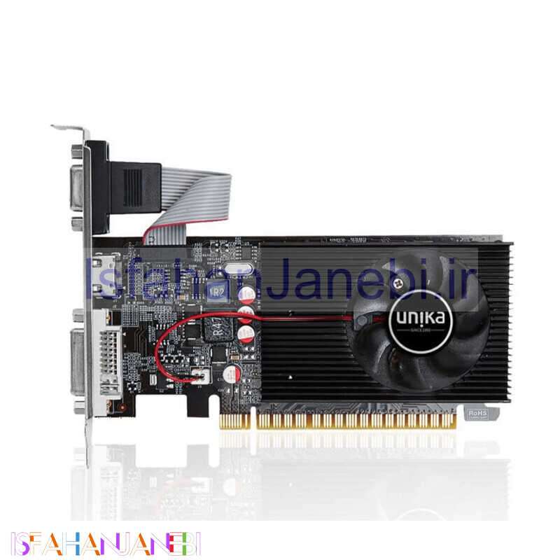 اصفهان جانبی-کارت گرافیک Unika GeForce GT730 4GD3 V7 4GB DDR3 128Bit