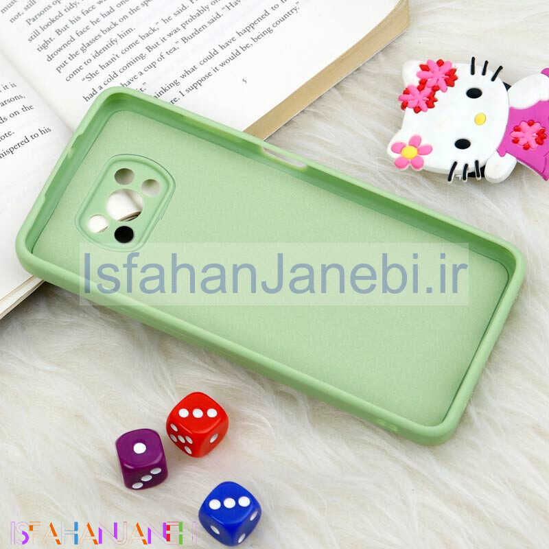 اصفهان جانبی-قاب سیلیکونی عروسکی محافظ لنزدار طرح استیچ Xiaomi Poco X3