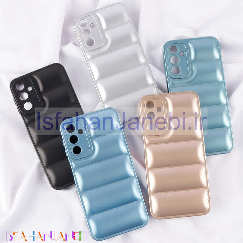 اصفهان جانبی-قاب پافر ژله ای براق محافظ لنزدار Samsung Galaxy A24