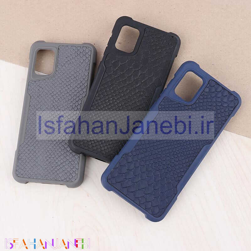 اصفهان جانبی-قاب چرمی سامسونگ Galaxy A31 سوسماری