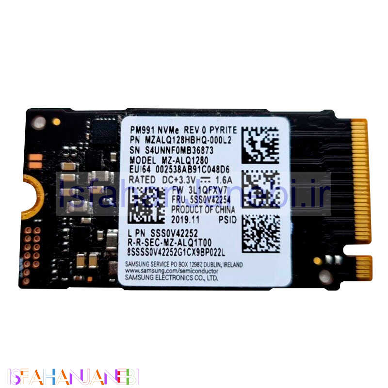 اصفهان جانبی-حافظه SSD سامسونگ Samsung MZ-ALQ1280 128GB M.2 استوک