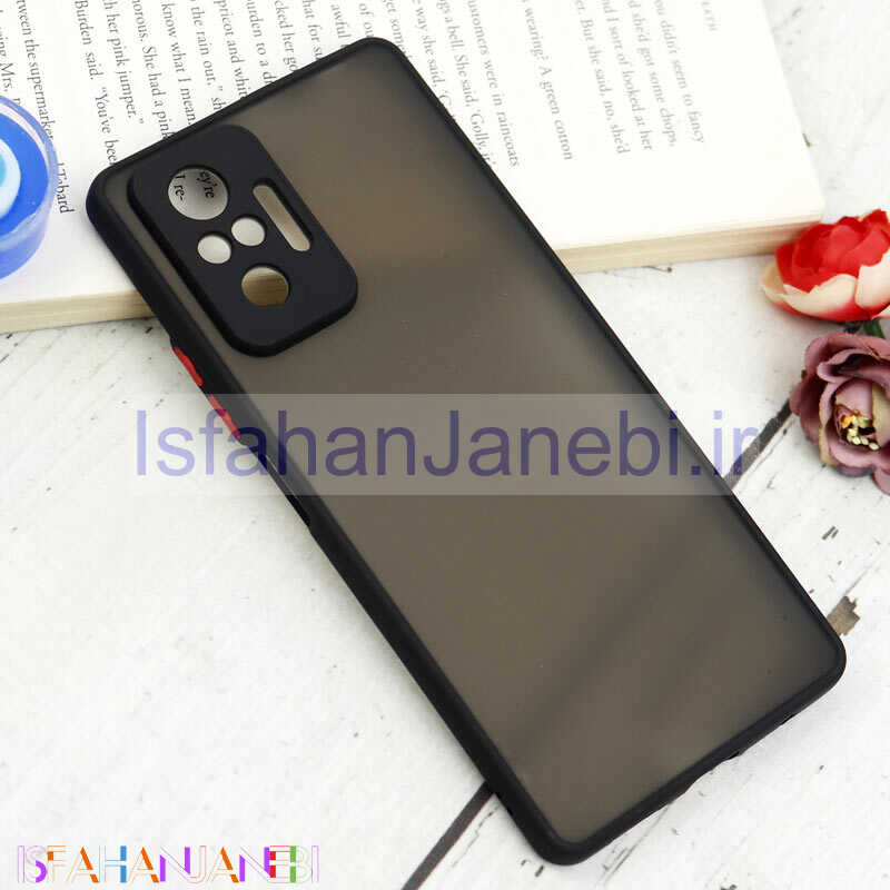 اصفهان جانبی-قاب PC مات محافظ لنز دار Xiaomi Redmi Note 10 Pro