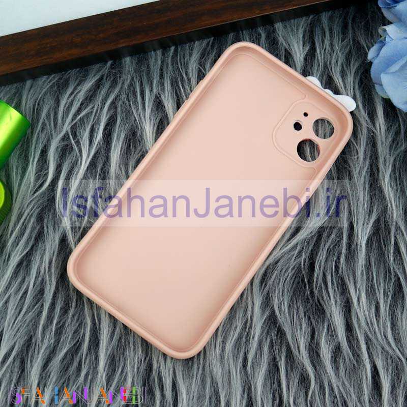 اصفهان جانبی-قاب سیلیکونی عروسکی محافظ لنزدار طرح Daisy آیفون iPhone 11