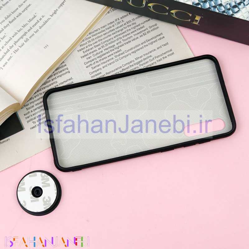 اصفهان جانبی-قاب فانتزی برجسته + پاپ سوکت طرح ارتشی سامسونگ A30s / A50s سری F