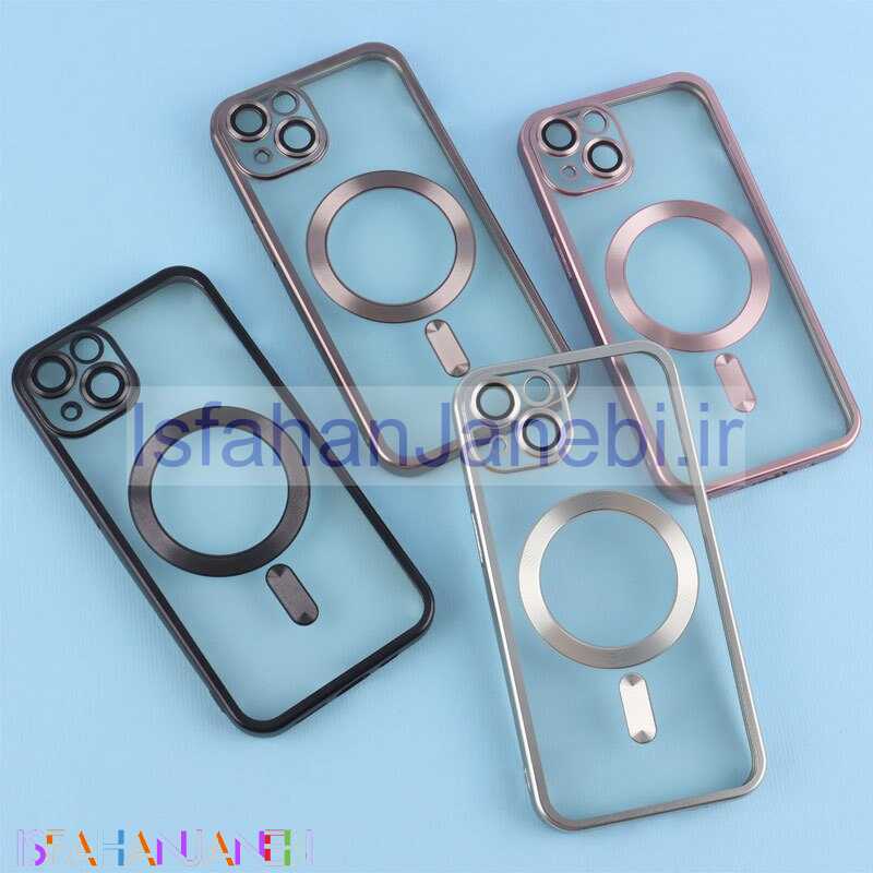 اصفهان جانبی-قاب ژله ای مگ سیف محافظ لنزدار Q Series آیفون 13