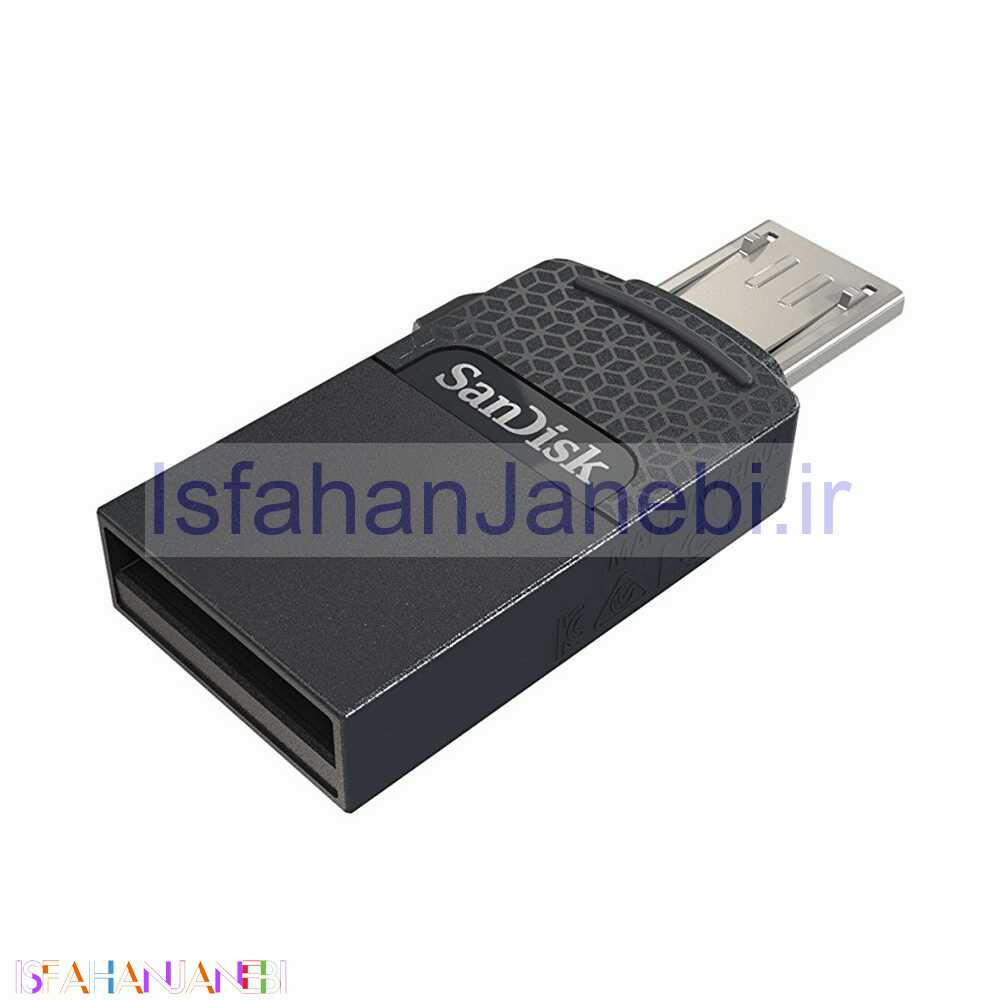 اصفهان جانبی-فلش 64 گیگ سن دیسک SanDisk Dual Drive OTG