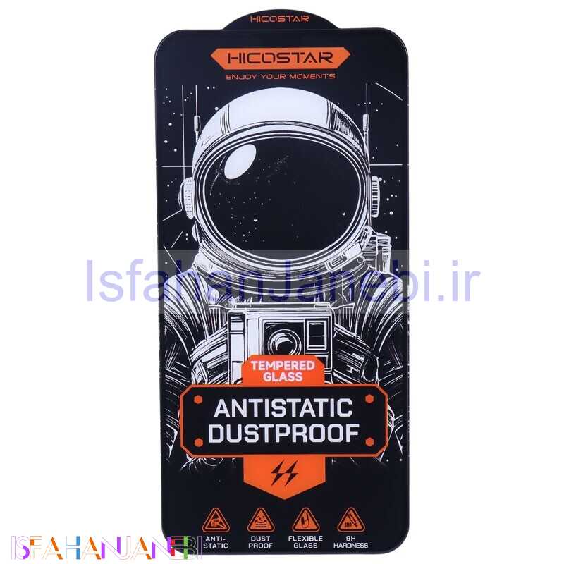 اصفهان جانبی-گلس آنتی استاتیک Hicostar آیفون iPhone X / XS / 11 Pro