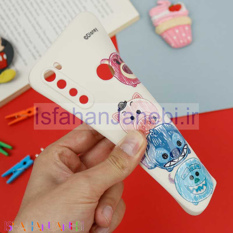 اصفهان جانبی-قاب سیلیکونی سفید محافظ لنزدار طرح دیزنی پسرانه Xiaomi Redmi Note 8