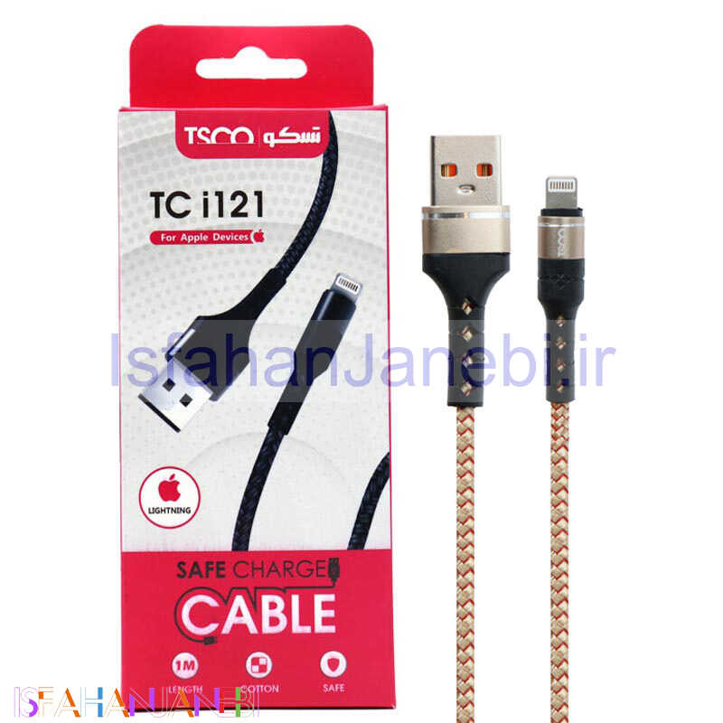 اصفهان جانبی-کابل آیفونی TSCO TC I121 1m روکش دار