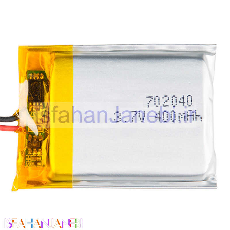 اصفهان جانبی-باتری لیتیوم 400mAh 702040
