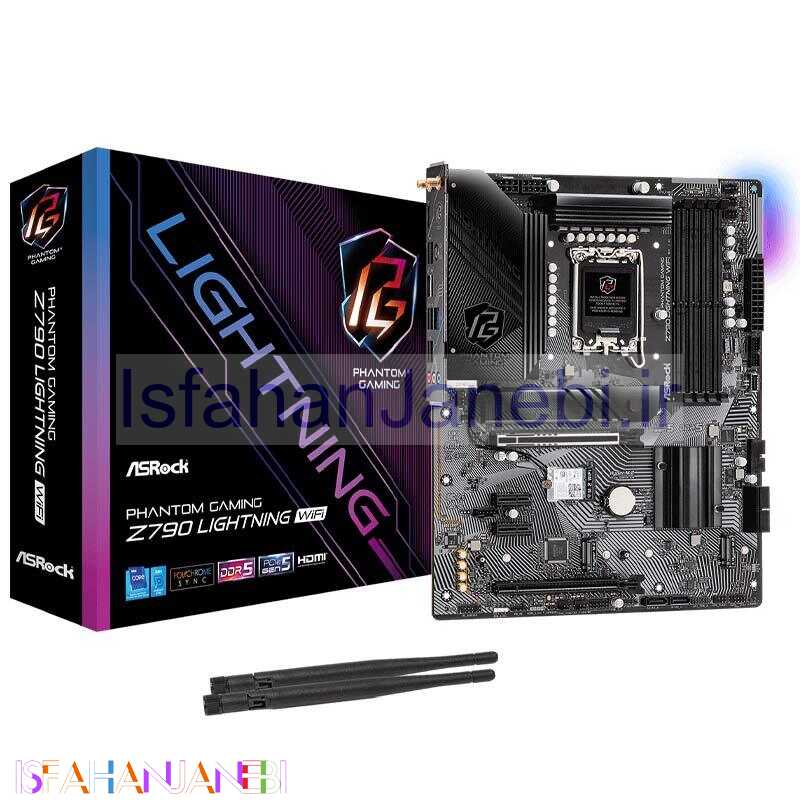 اصفهان جانبی-مادربرد ازراک Z790 Lightning WiFi DDR5