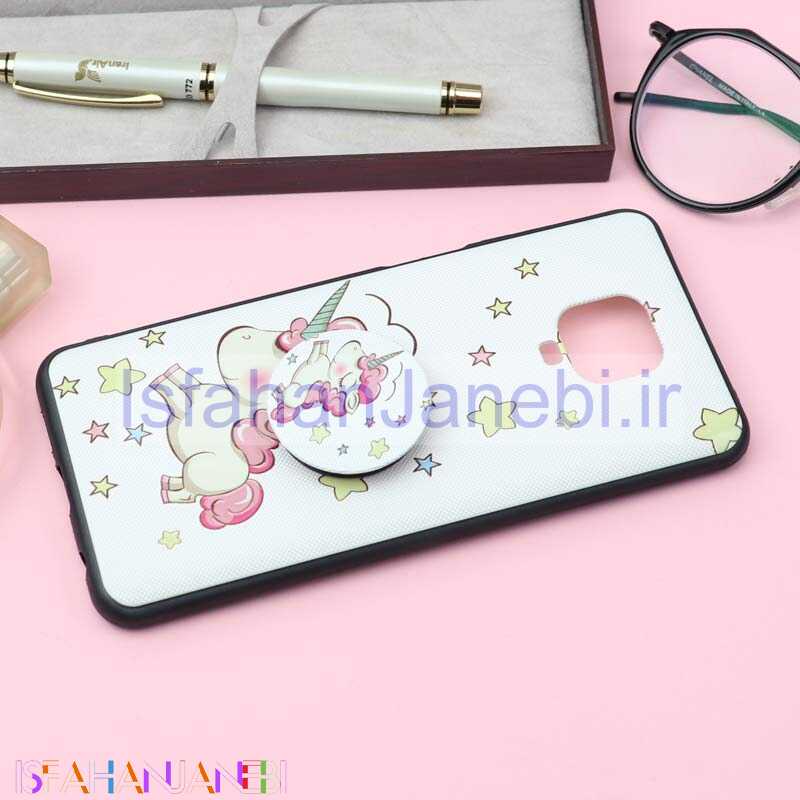 اصفهان جانبی-قاب فانتزی برجسته + پاپ سوکت کد7 شیائومی Redmi Note 9s / Note 9 pro