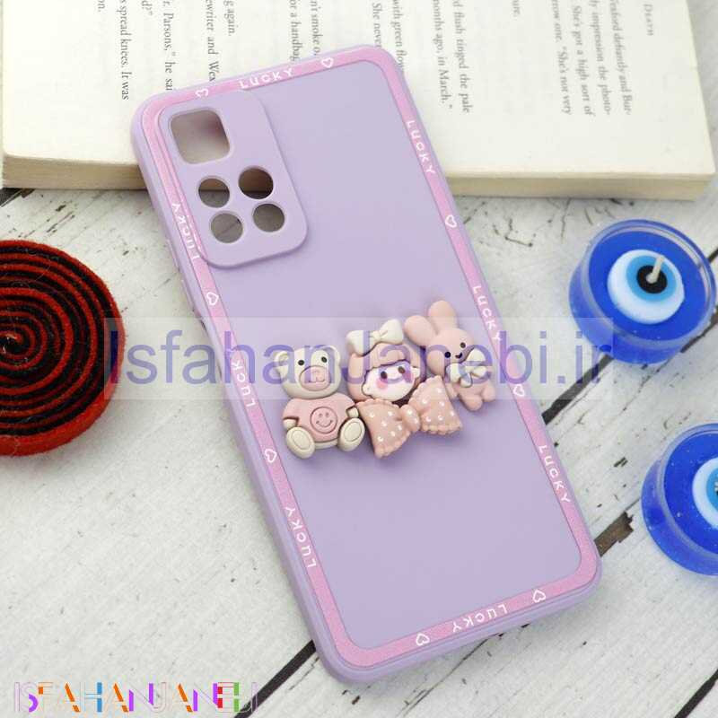 اصفهان جانبی-قاب سیلیکونی عروسکی محافظ لنزدار Xiaomi Redmi Note 11 Pro Plus
