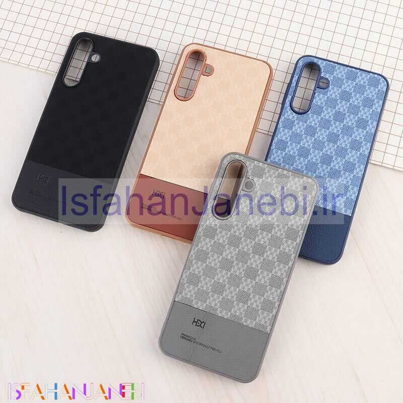 اصفهان جانبی-قاب چرمی HDCI سامسونگ Galaxy A16 4G / A16 5G دو تکه طرح دار