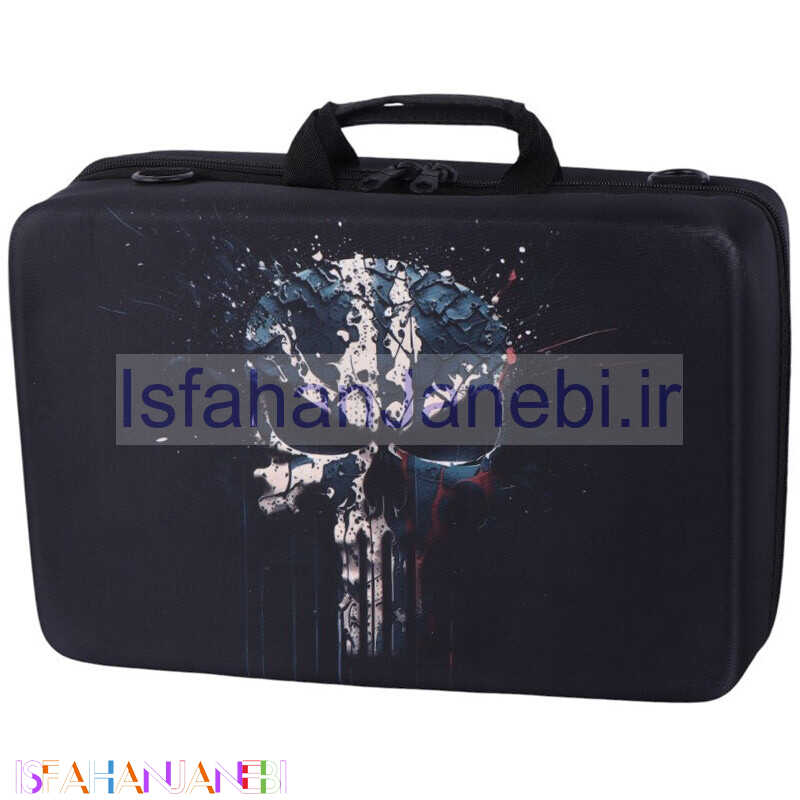 اصفهان جانبی-کیف کنسول بازی PS5 Slim طرح Punisher کد 2