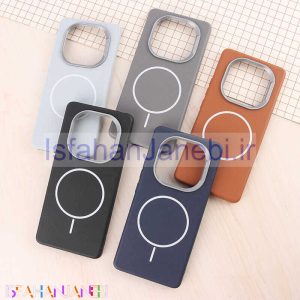 اصفهان جانبی-قاب چرمی ژله ای شیائومی Redmi Note 14 Pro 4G طرح مگ سیف