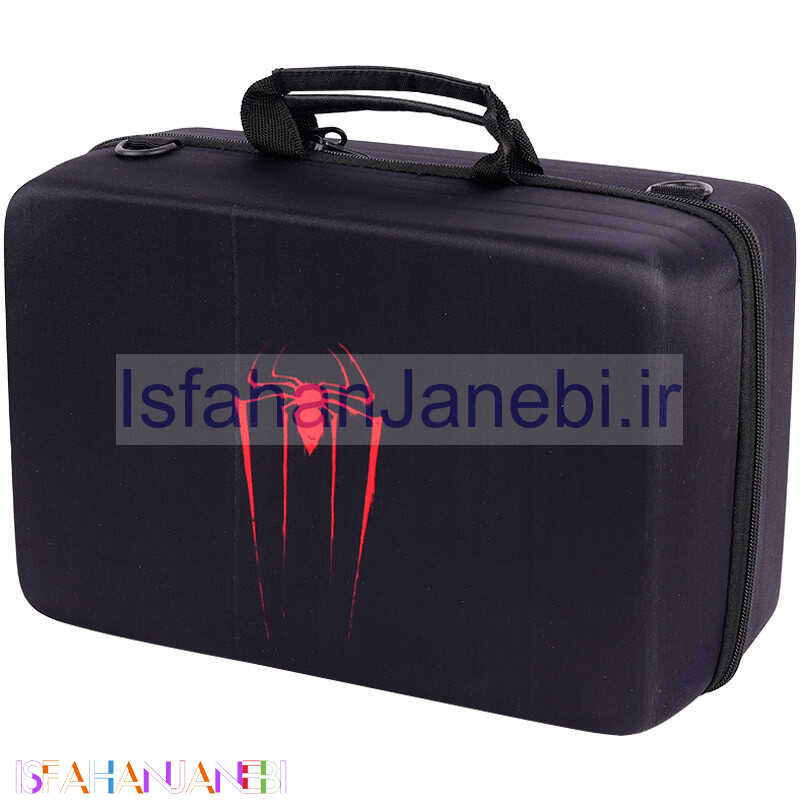 اصفهان جانبی-کیف کنسول بازی PS5 Slim طرح Spider Man کد 1