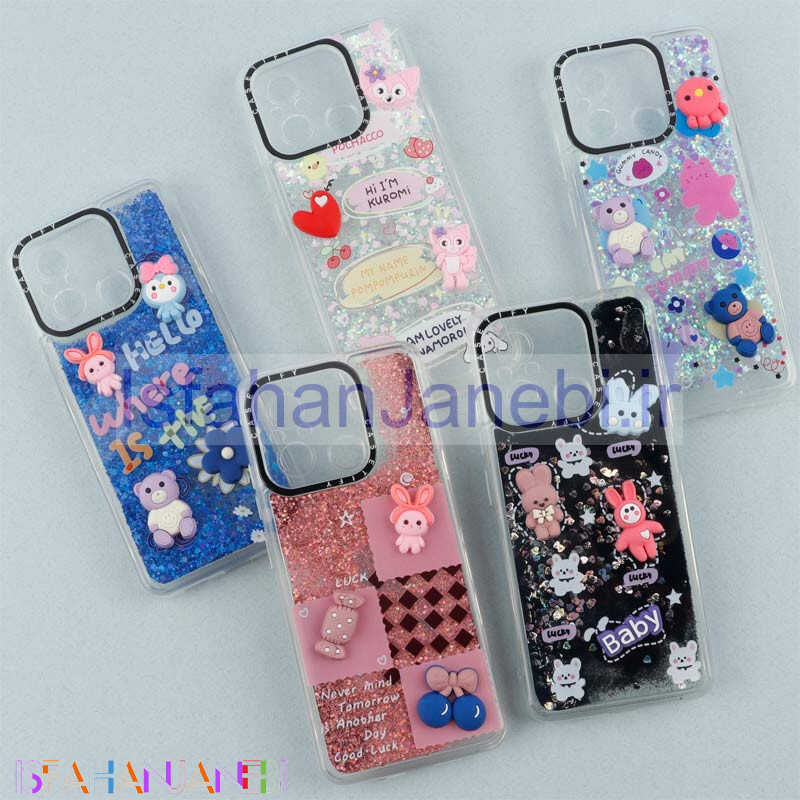 اصفهان جانبی-قاب آکواریومی Casetify شیائومی Redmi 12C عروسکی برجسته محافظ لنزدار