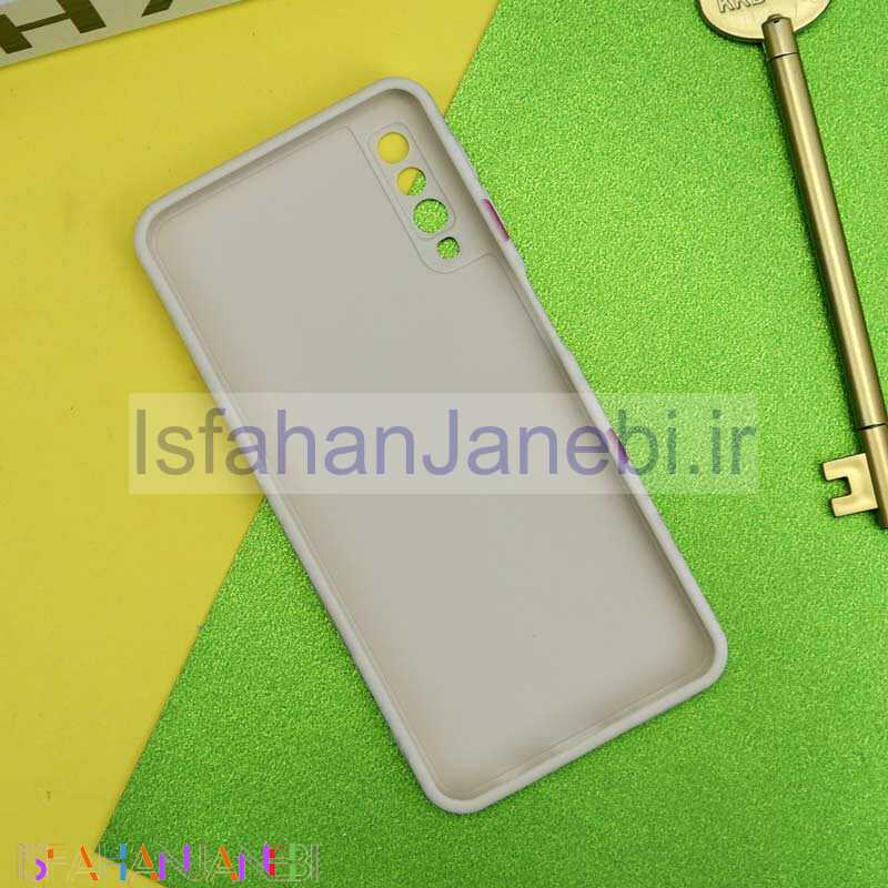 اصفهان جانبی-قاب سیلیکونی محافظ لنزدار طرح گل Samsung Galaxy A7 2018