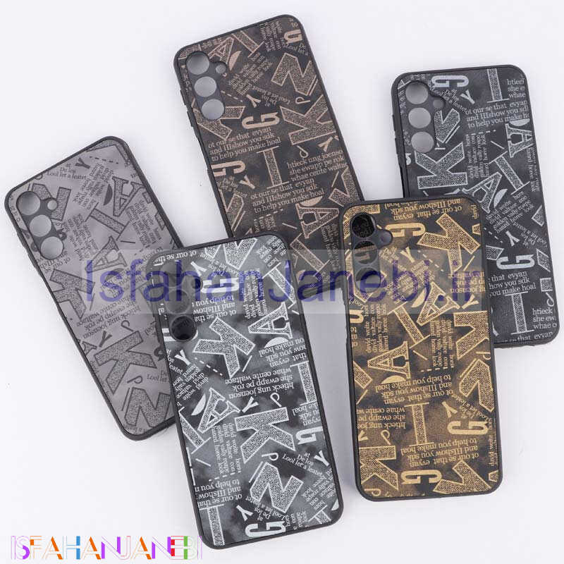 اصفهان جانبی-قاب PC سامسونگ Galaxy A24 4G محافظ لنزدار طرح لاتین