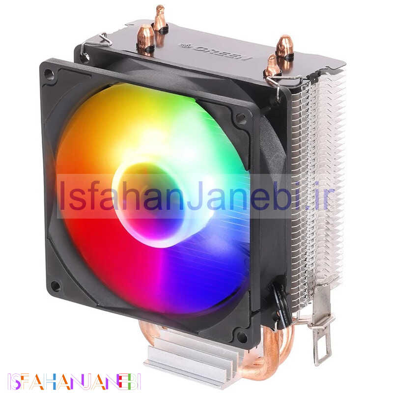 اصفهان جانبی-فن خنک کننده CPU گرین Green NOTUS 95-RGB