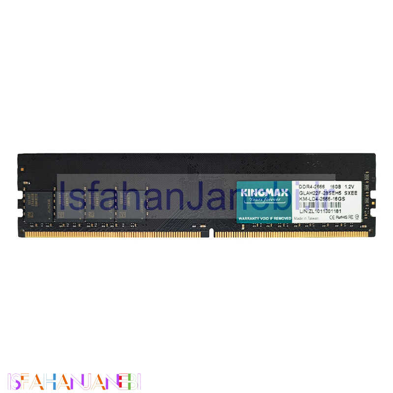 اصفهان جانبی-رم کامپیوتر Kingmax DDR4 16GB 2666MHz CL19 Single