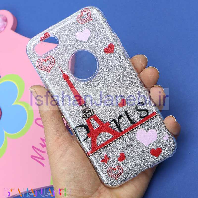 اصفهان جانبی-قاب اکلیلی فانتزی نقره ای iPhone 7/8 کد4
