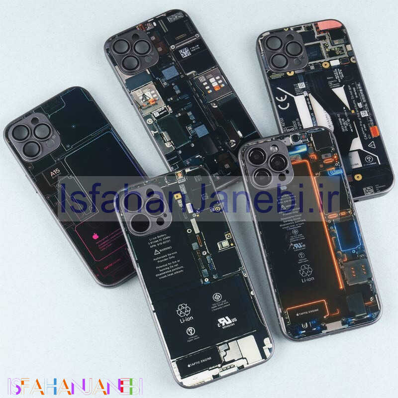 اصفهان جانبی-قاب PC طرح برد محافظ لنزدار iPhone 12 Pro Max