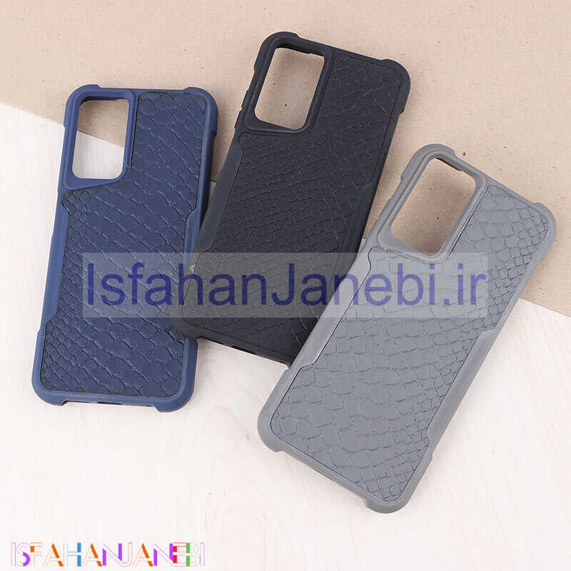 اصفهان جانبی-قاب چرمی شیائومی Redmi Note 11 / 11S 4G سوسماری