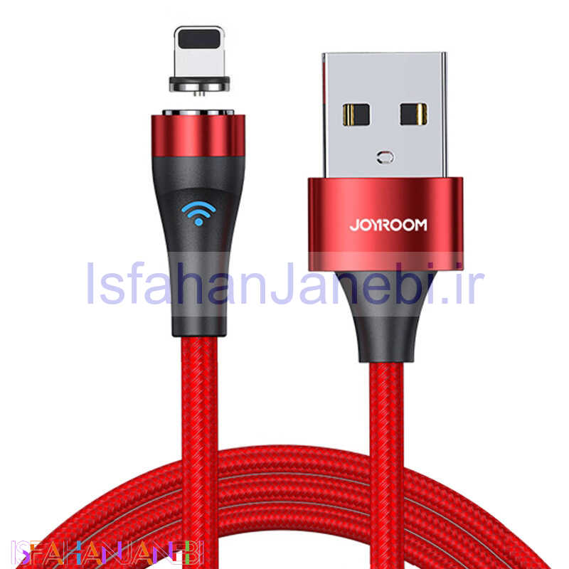 اصفهان جانبی-کابل آیفونی مگنتی Joyroom S-1021X1 2.1A 1m