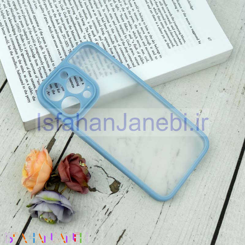 اصفهان جانبی-قاب PC Smile مات محافظ لنزدار iPhone 13 Pro