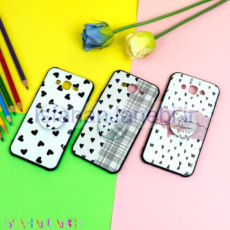 اصفهان جانبی-قاب فانتزی برجسته + پاپ سوکت طرح قلب سامسونگ J7 سری D