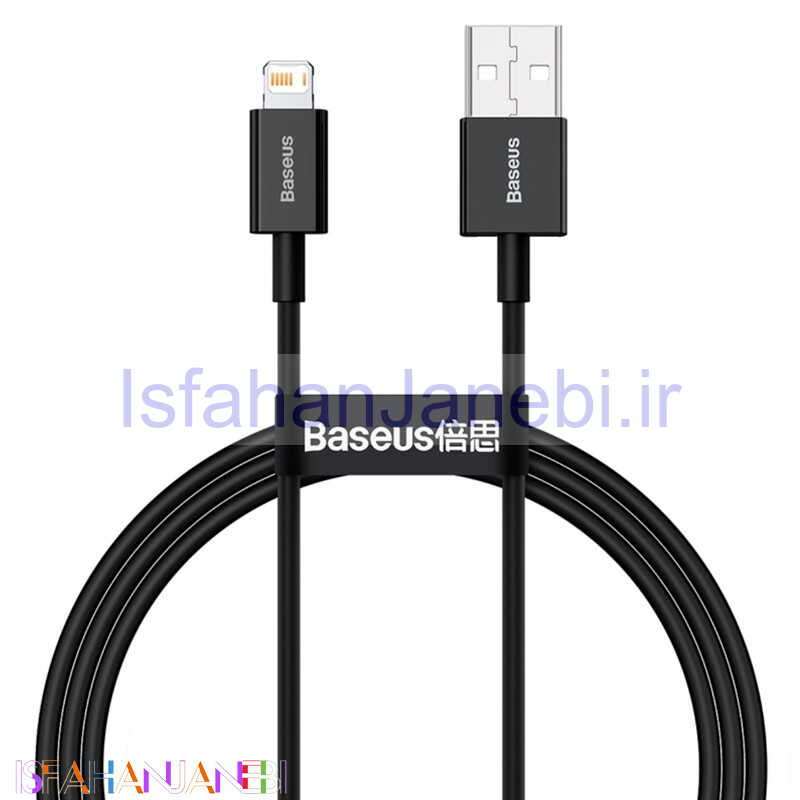 اصفهان جانبی-کابل آیفونی فست شارژ Baseus Superior Series CALYS-A 2.4A 1m