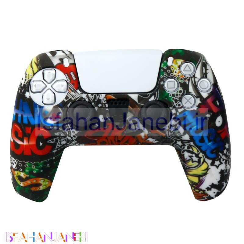 اصفهان جانبی-روکش دسته بازی PS5 طرح حروف انگلیسی