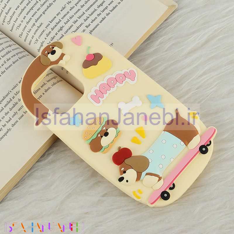 اصفهان جانبی-قاب سیلیکونی آیفون iPhone 14 Pro Max طرح سگ اسکیت سوار