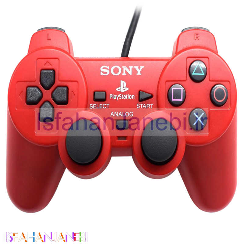 اصفهان جانبی-دسته بازی تک شوکدار Sony PS2 قیری قرمز