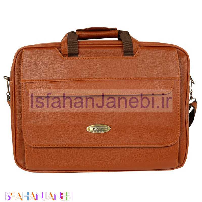 اصفهان جانبی-کیف اداری چرم دسته دار Diplomat کد 101