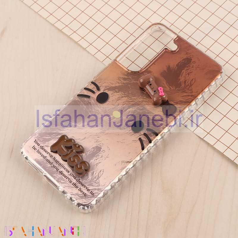 اصفهان جانبی-قاب IMD سامسونگ Galaxy S21 FE 5G طرح Kitty Kiss برجسته براق